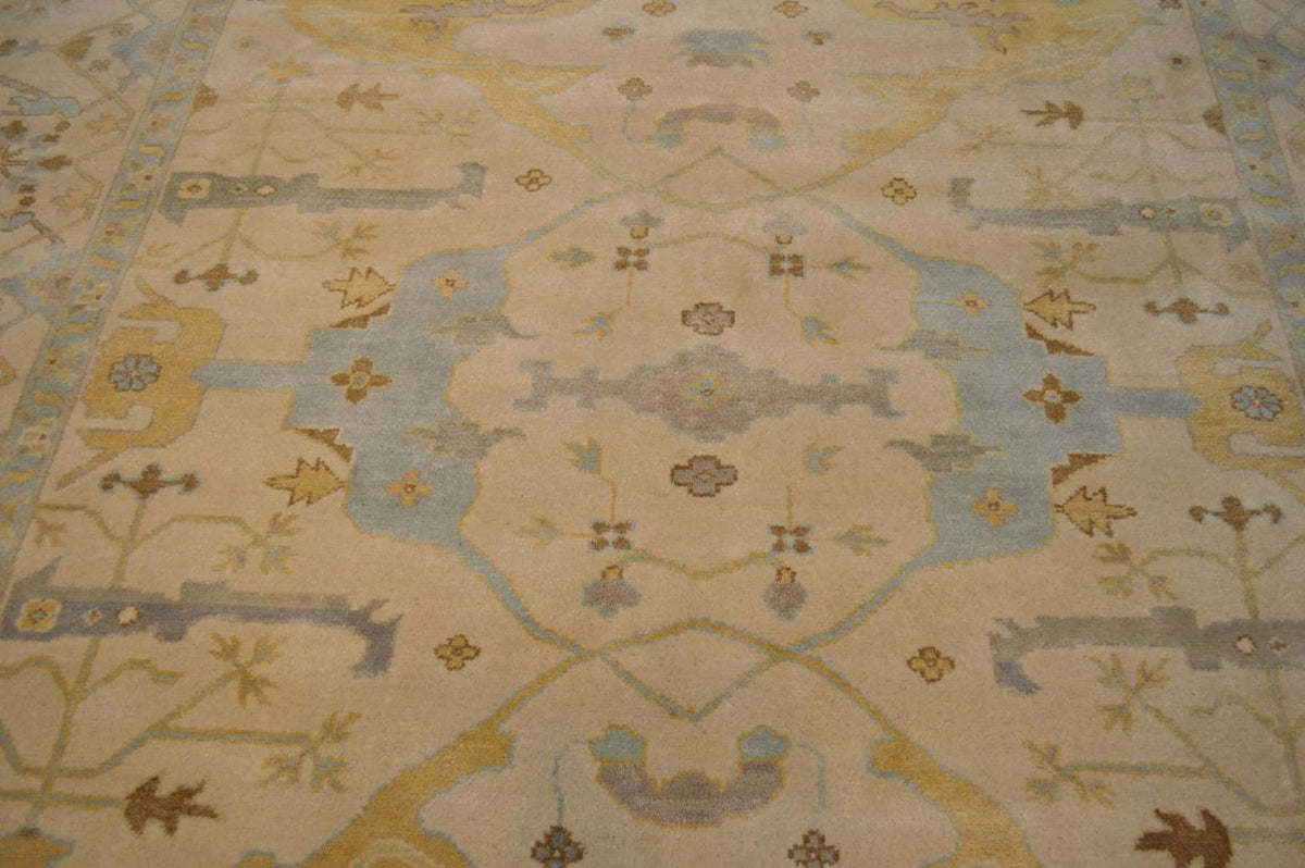 9' 2" x 12' 0" India Oushak Rug image 2