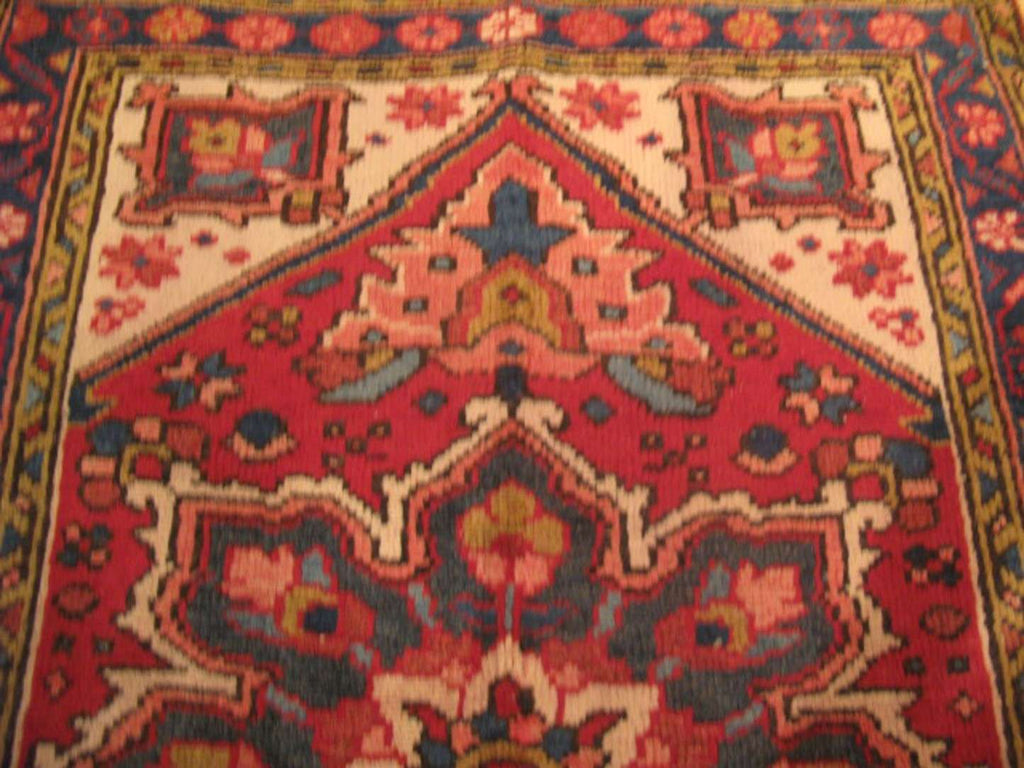 3' 4" x 10' 1" Persian Heriz Runner image 6