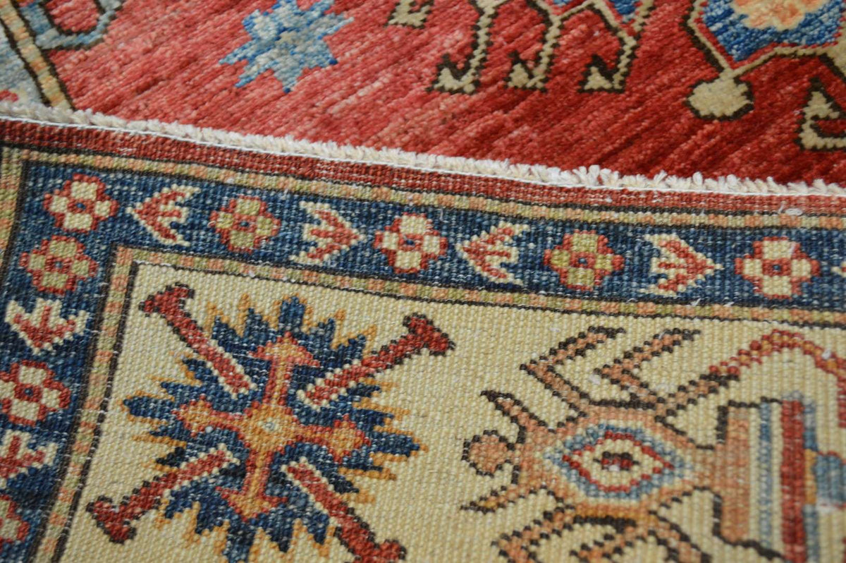 3' 7" x 4' 10" Pakistan Kazak Rug image 11