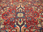 7' 5" x 10' 0" Persian Sarouk Rug image 9