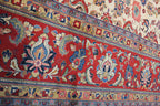 10' 3" x 13' 6" Persian Sarouk Rug image 1