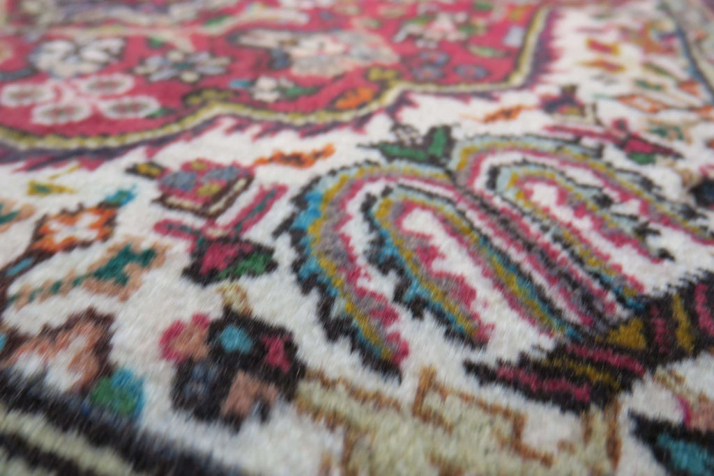 3' 4" x 4' 9" Persian Tabriz Rug image 3