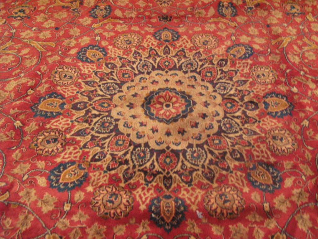 9' 9" x 12' 1" Persian Mashhad Rug image 4