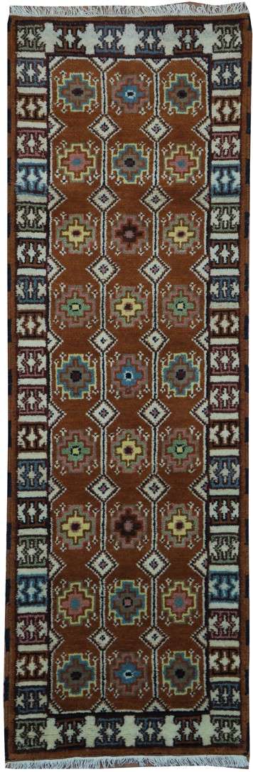 2' 0" x 6' 6" India Kazak Runner image 0
