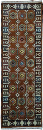 2' 0" x 6' 6" India Kazak Runner image 0