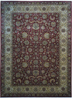 9' 0" x 12' 1" India Agra Rug image 0