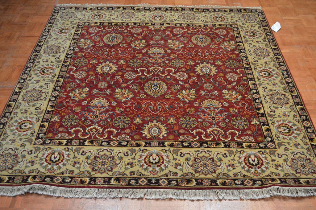 6' 0" x 6' 0" India Agra Round Rug image 5