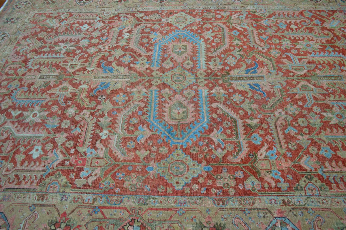 7' 7" x 11' 0" Persian Serapi Rug image 8