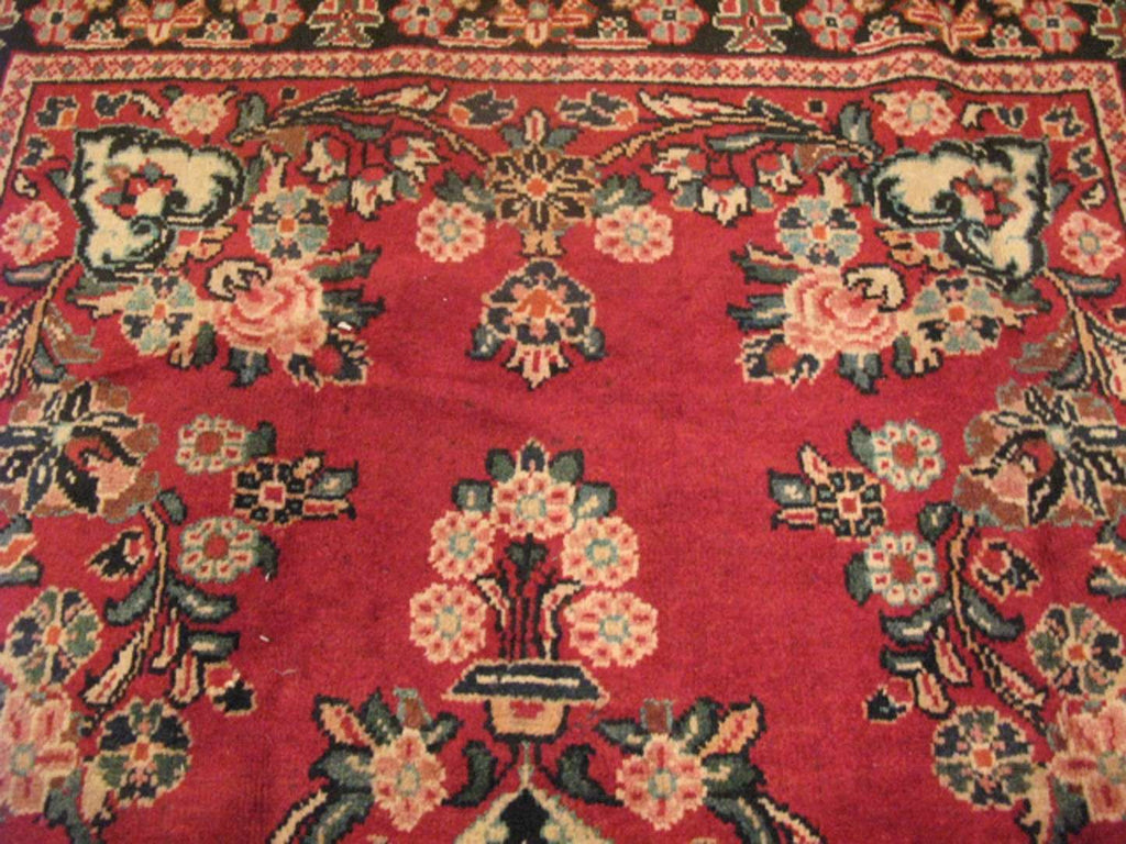 4' 4" x 6' 7" Vintage Sarouk Rug image 11