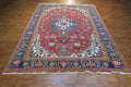 6' 6" x 9' 6" Vintage Tabriz Rug image 6