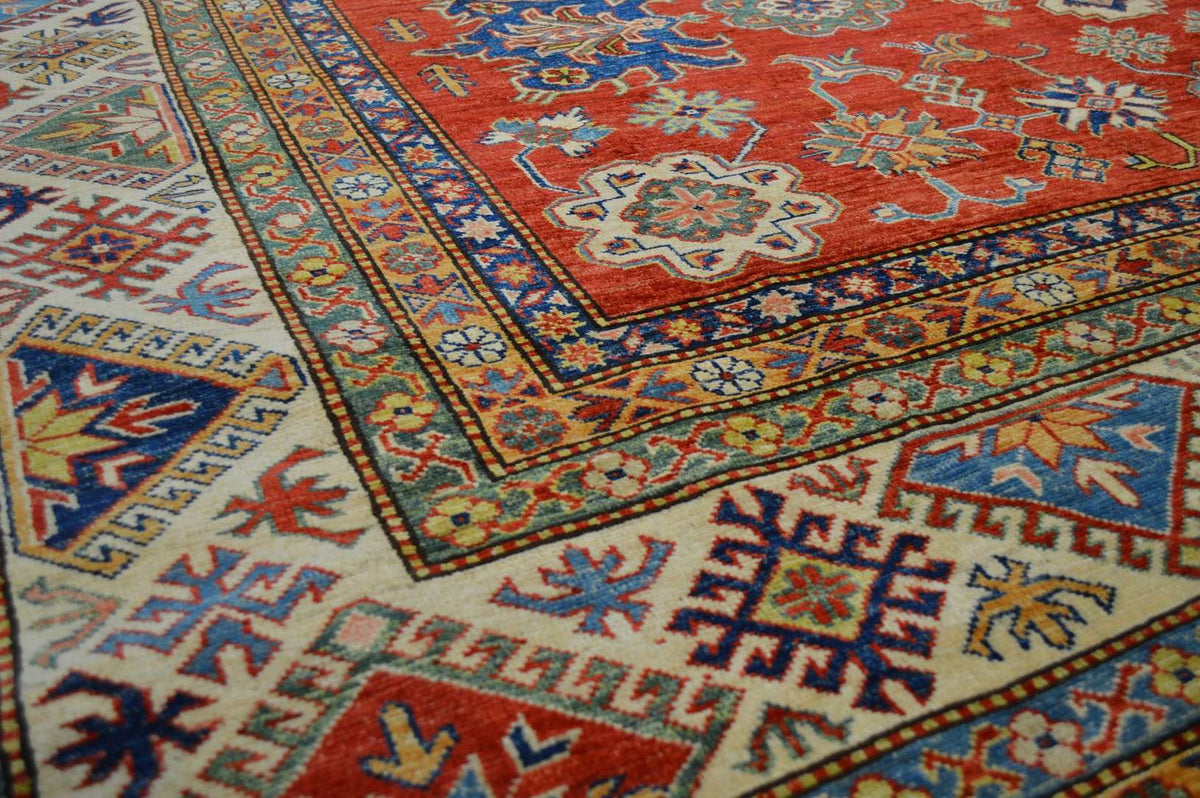8' 10" x 11' 6" Pakistan Kazak Rug image 4