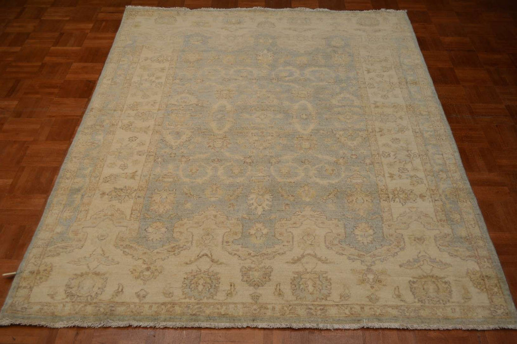 5' 0" x 6' 6" Pakistan Peshawar Rug image 1
