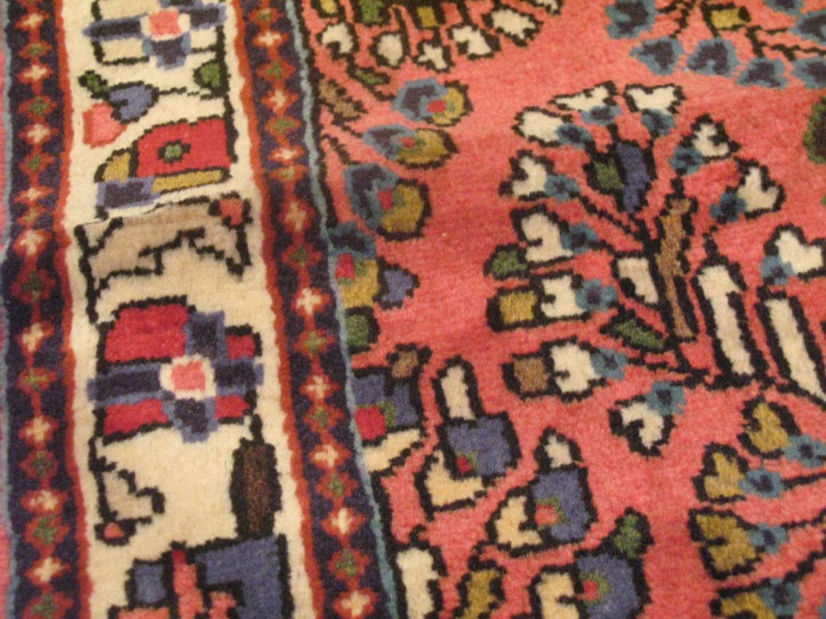 2' 2" x 4' 6" Vintage Sarouk Rug image 5