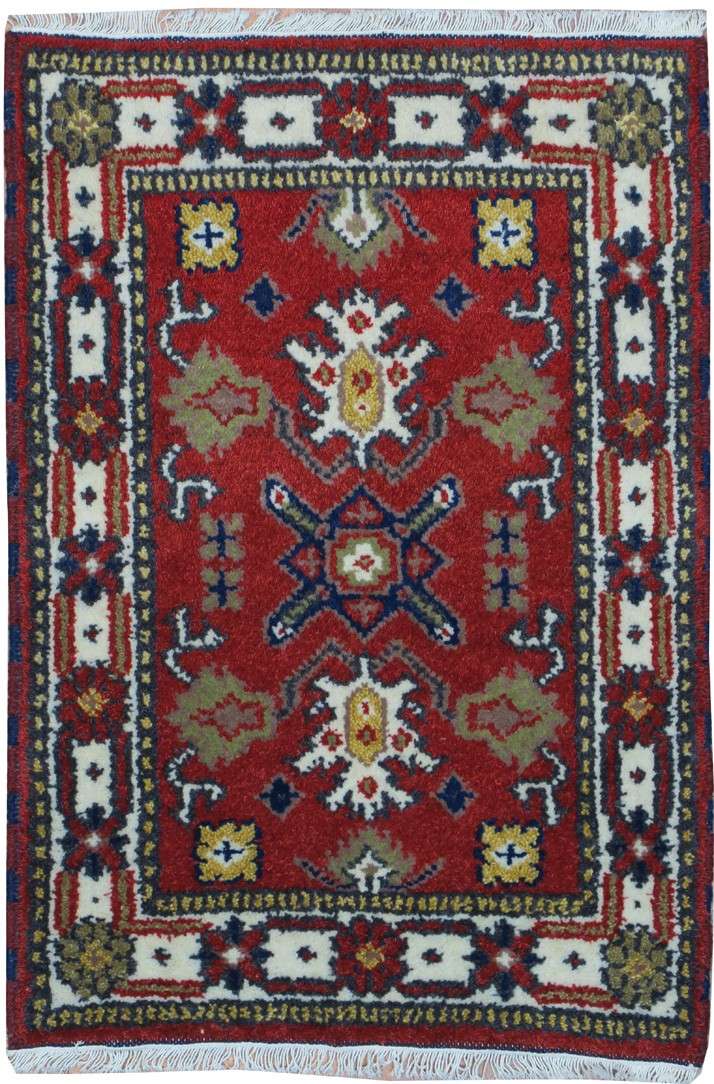 2' 0" x 3' 0" India Kazak Rug image 0