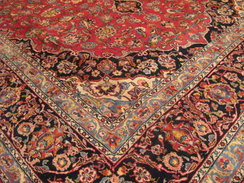 8' 1" x 12' 0" Persian Kashan Rug image 2