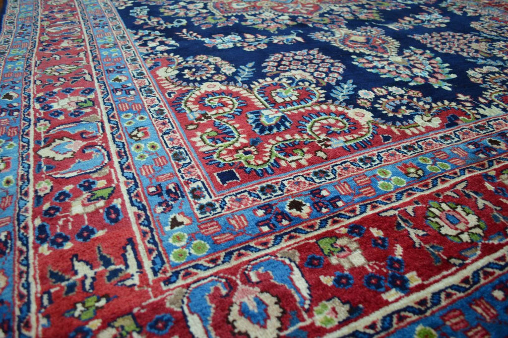 6' 6" x 9' 3" Vintage Mashhad Rug image 8