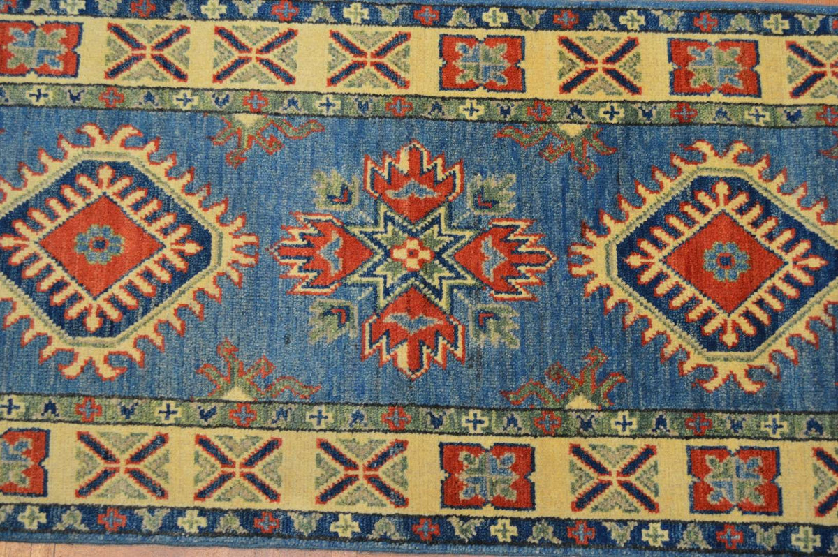 2' 0" x 11' 0" Pakistan Kazak Runner image 4