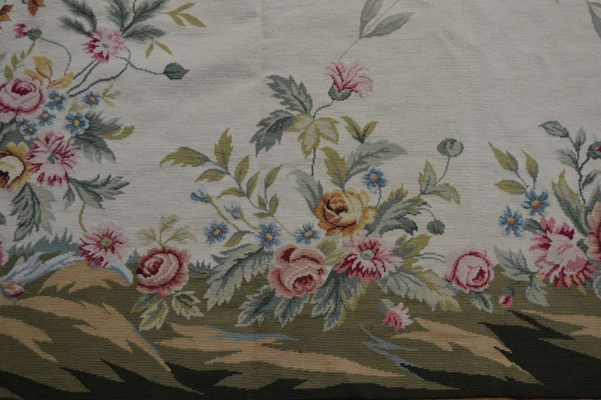 11' 7" x 16' 5" French Needlepoint Rug image 3