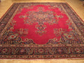 10' 3" x 12' 1" Persian Tabriz Rug image 1