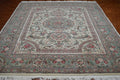 8' 1" x 10' 9" India Tabriz Rug image 1