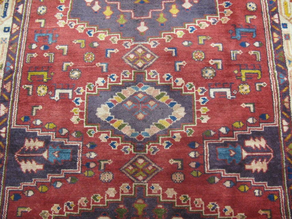 3' 6" x 10' 5" Persian Meshkin Runner image 6