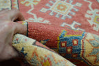2' 1" x 6' 2" Pakistan Kazak Runner image 9