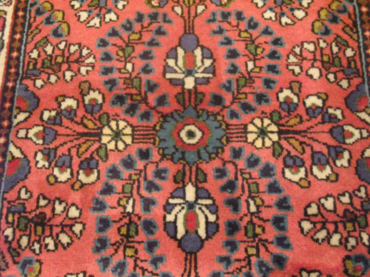 2' 2" x 4' 6" Vintage Sarouk Rug image 9