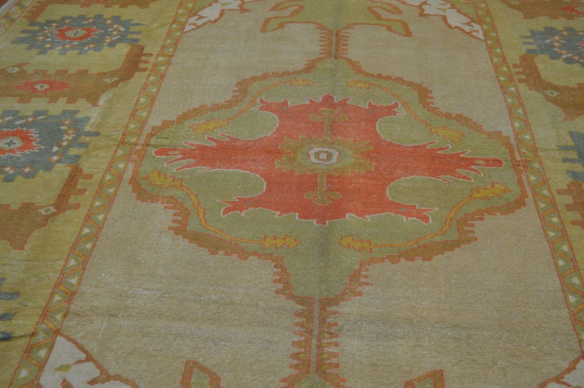 9' 8" x 13' 0" Turkish Oushak Rug image 2