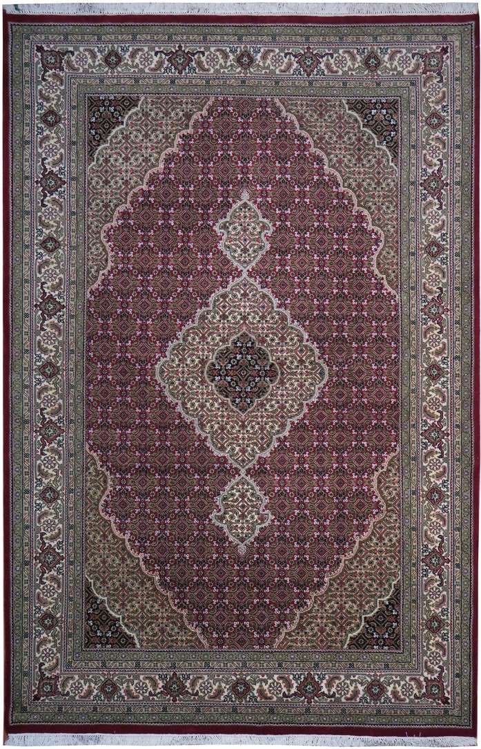 6' 3" x 9' 5" India Tabriz Rug image 0
