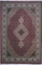 6' 3" x 9' 5" India Tabriz Rug image 0