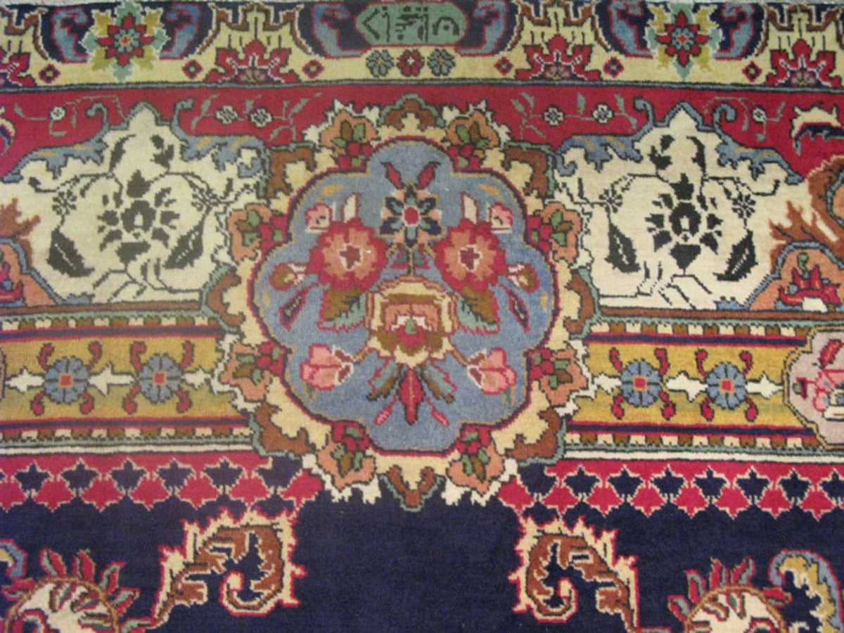 9' 6" x 12' 1" Persian Tabriz Rug image 10