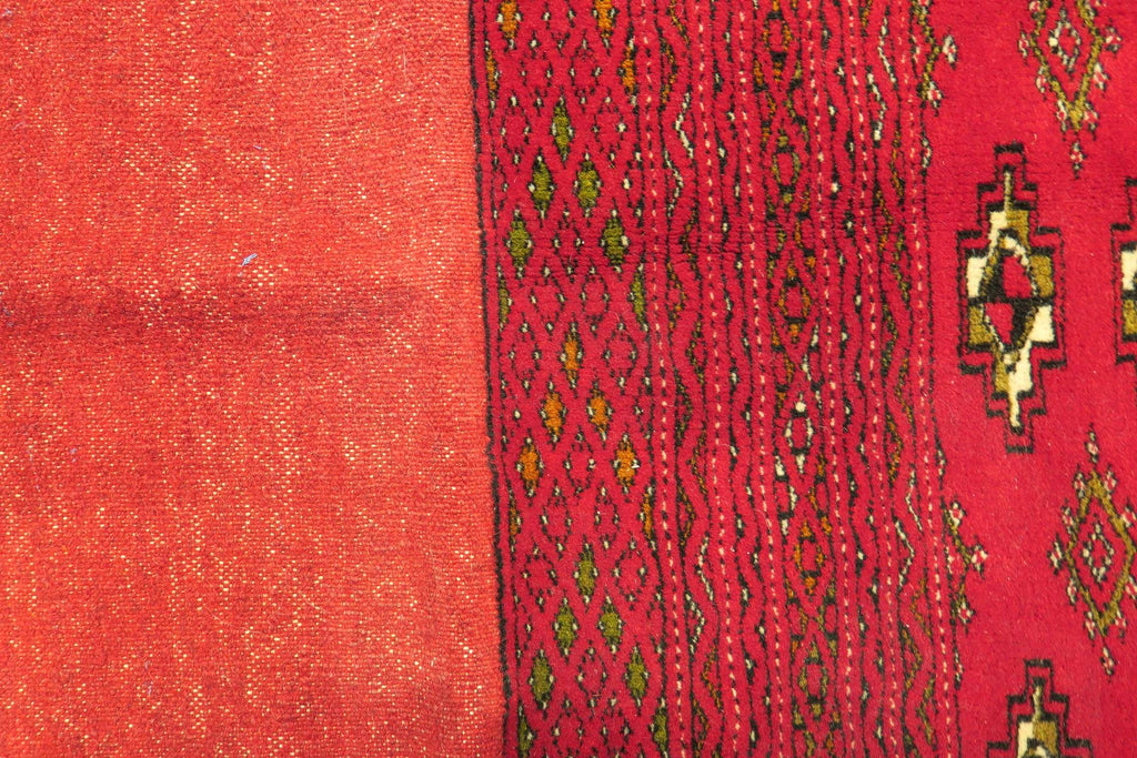 1' 9" x 4' 3" Vintage Turkeman Rug image 9