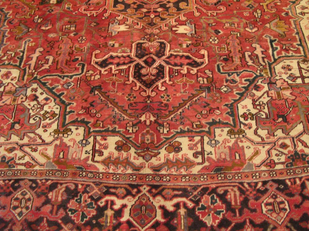 8' 1" x 11' 7" Persian Heriz Rug image 5