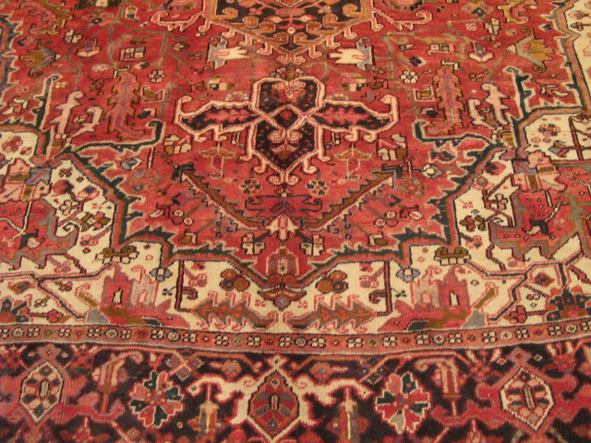 8' 1" x 11' 7" Persian Heriz Rug image 5