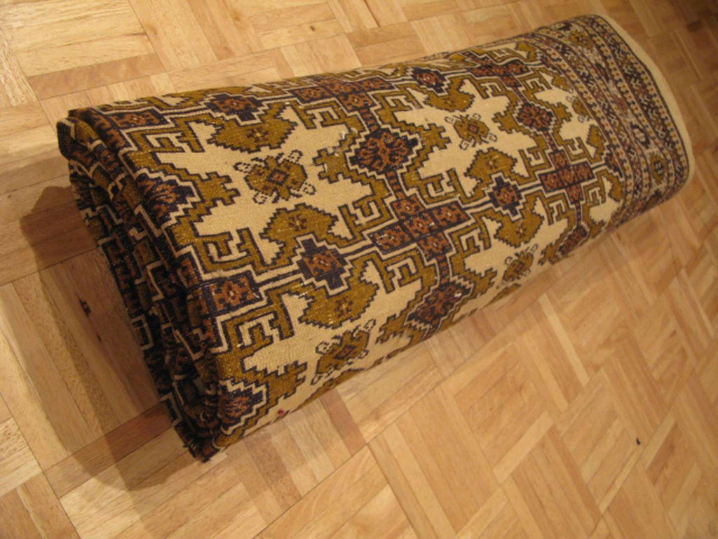 7' 2" x 9' 4" Persian Turkmen Rug image 11