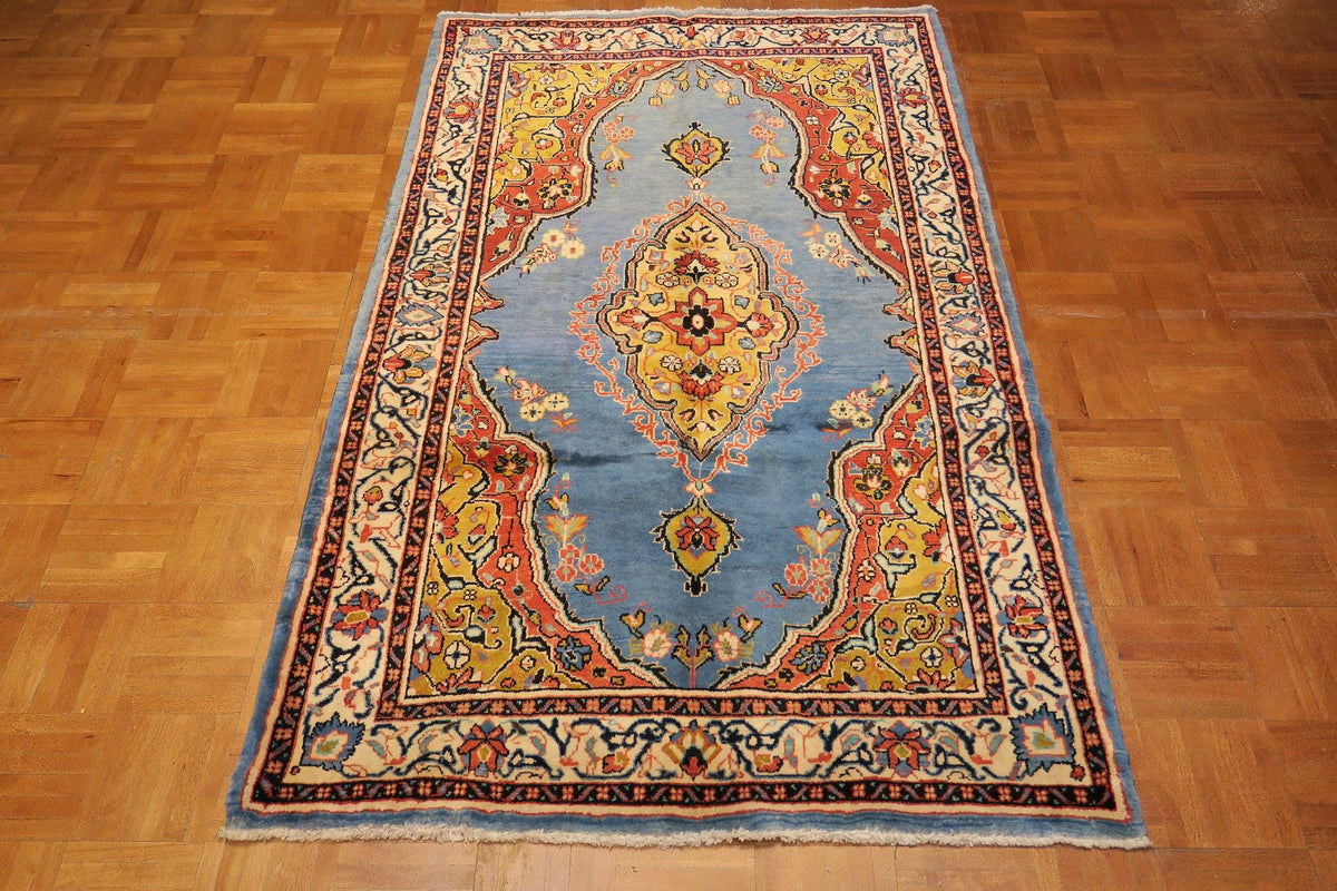 3' 3" x 5' 3" Persian Sarouk Rug image 5