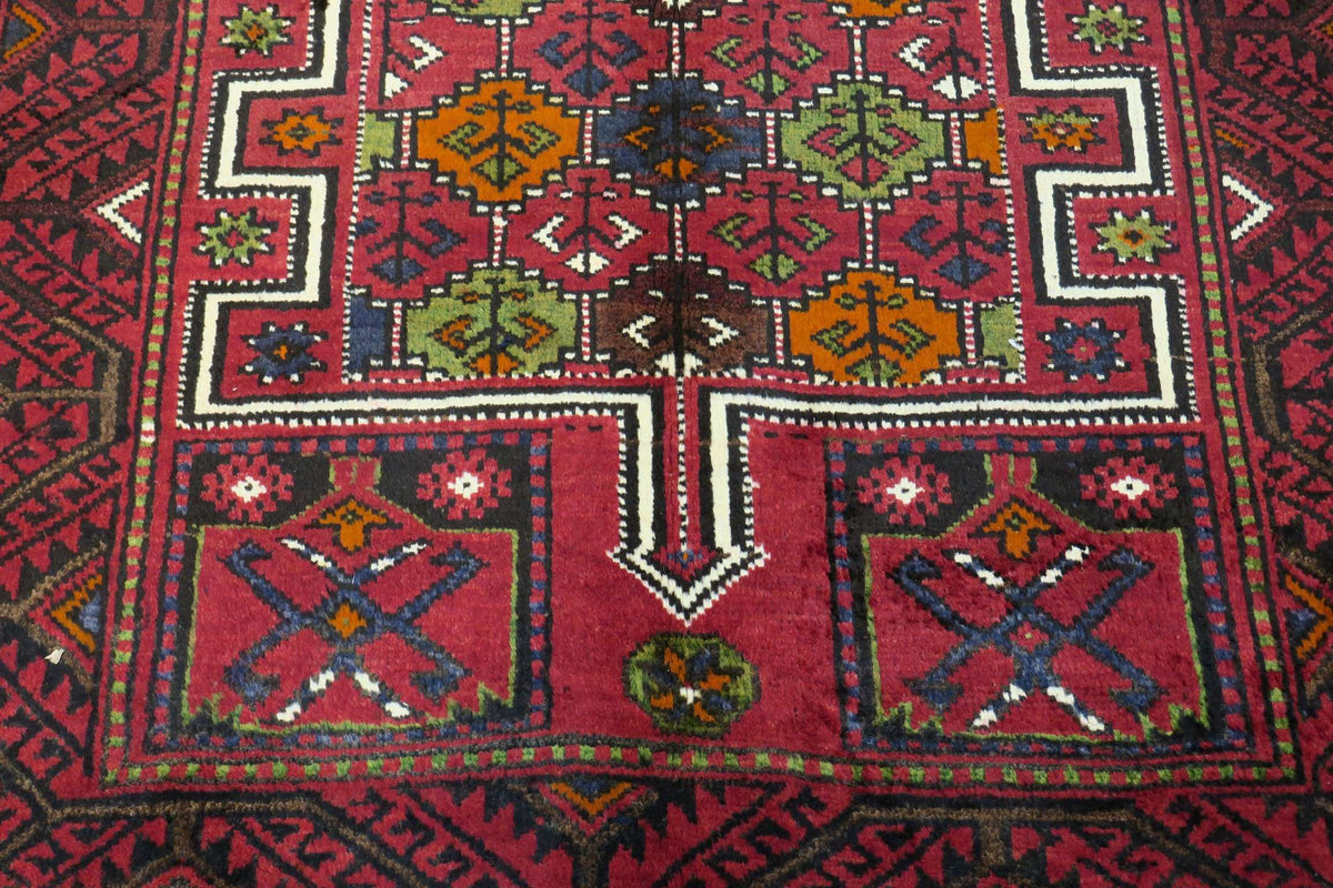 3' 8" x 6' 7" Persian Baluch Rug image 6