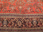 8' 9" x 12' 7" Persian Sarouk Rug image 5