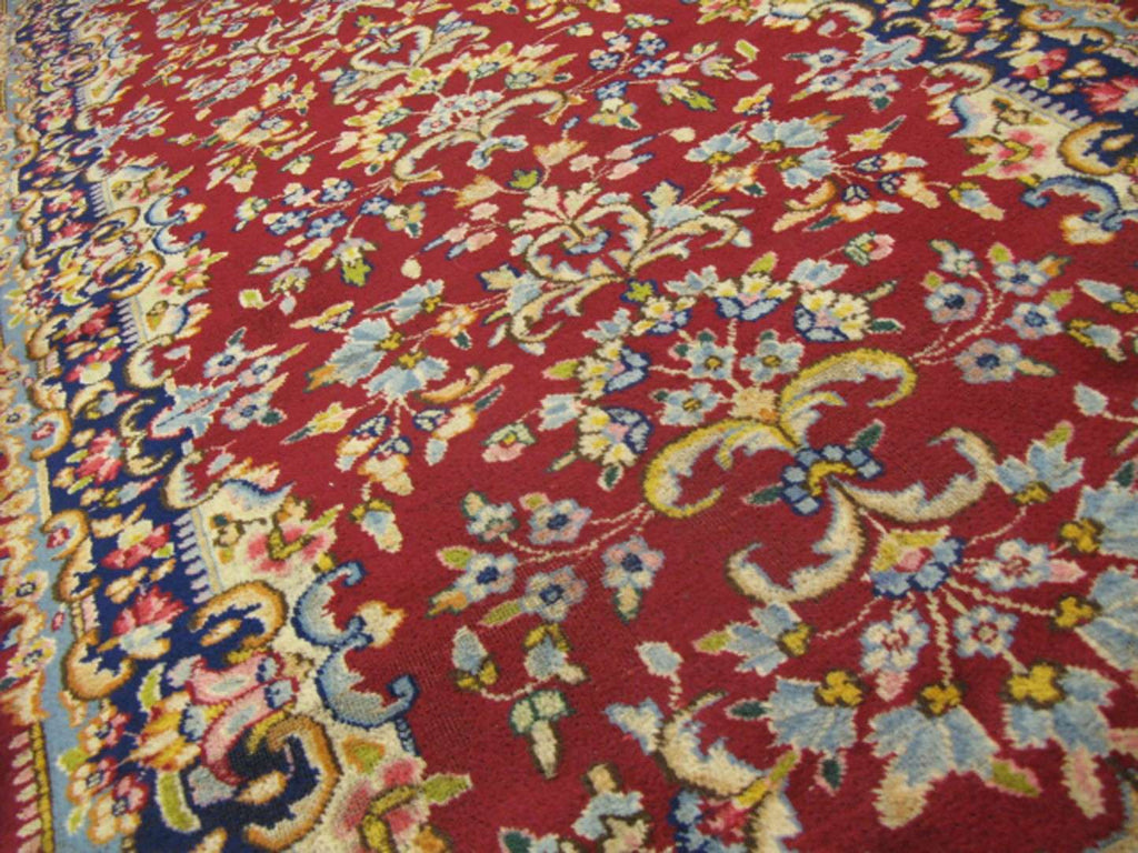 3' 4" x 16' 6" Persian Kerman Runner image 8