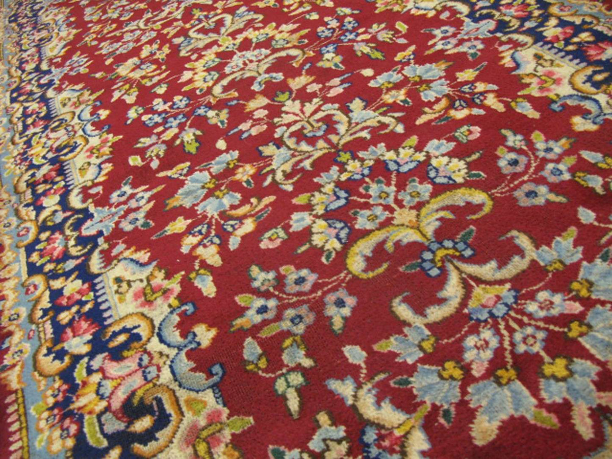 3' 4" x 16' 6" Persian Kerman Runner image 8