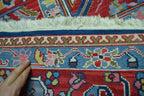 8' 5" x 11' 7" India Soumak Rug image 12