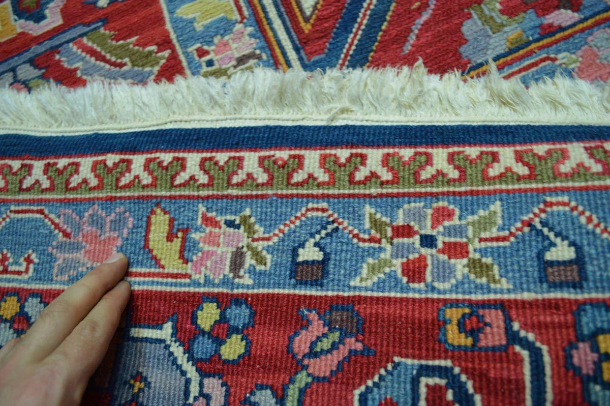 8' 5" x 11' 7" India Soumak Rug image 12