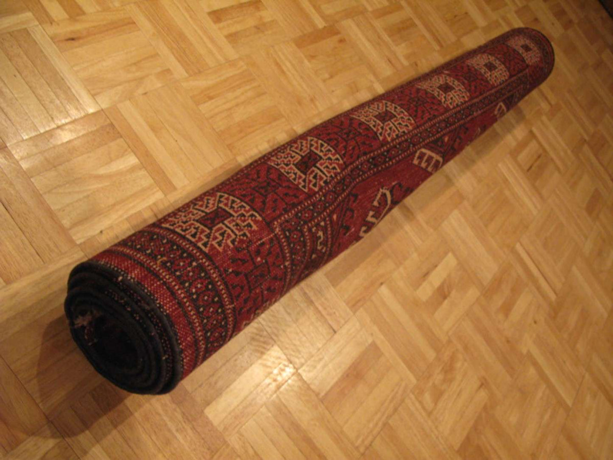 4' 3" x 6' 4" Persian Turkmen Rug image 11