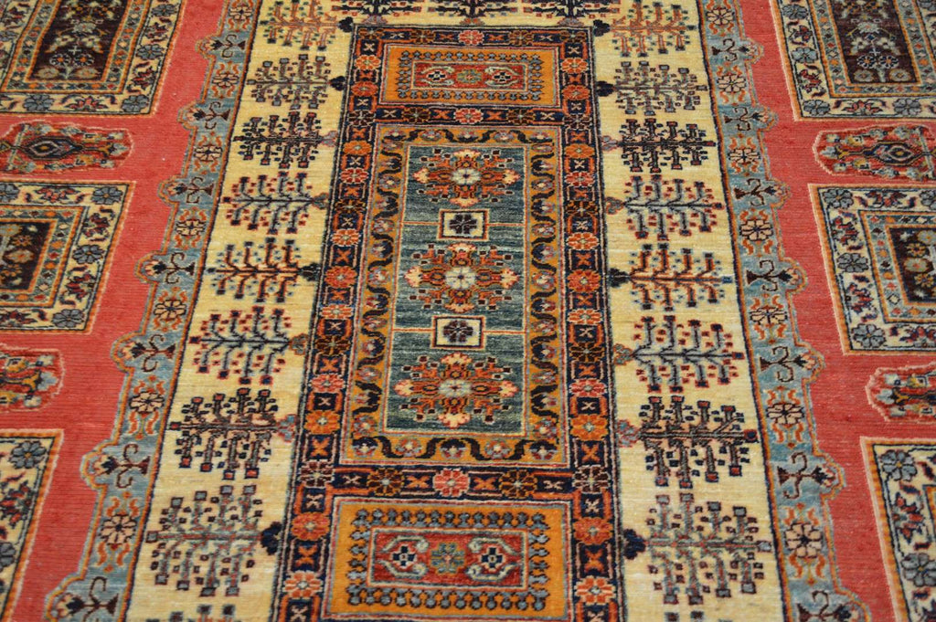 6' 8" x 9' 3" Pakistan Barjasta Rug image 6