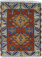 2' 0" x 3' 0" India Kazak Rug image 0