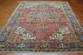 7' 7" x 11' 3" Persian Heriz Rug image 1