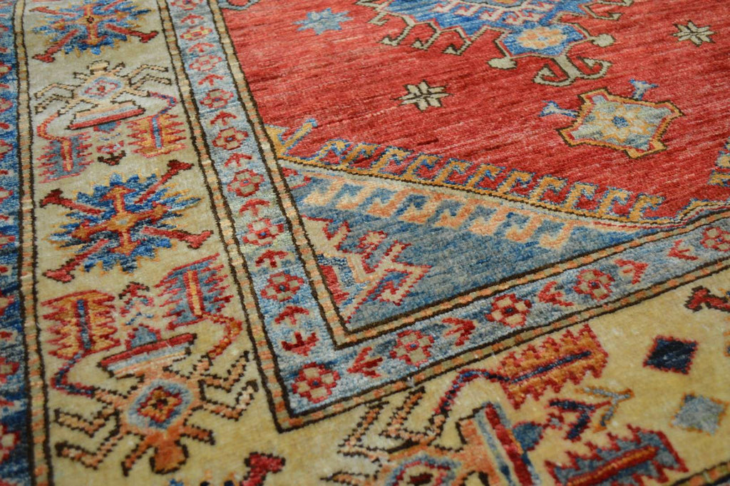 3' 7" x 4' 10" Pakistan Kazak Rug image 2