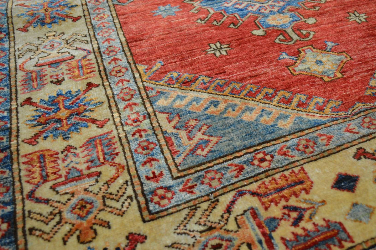 3' 7" x 4' 10" Pakistan Kazak Rug image 2