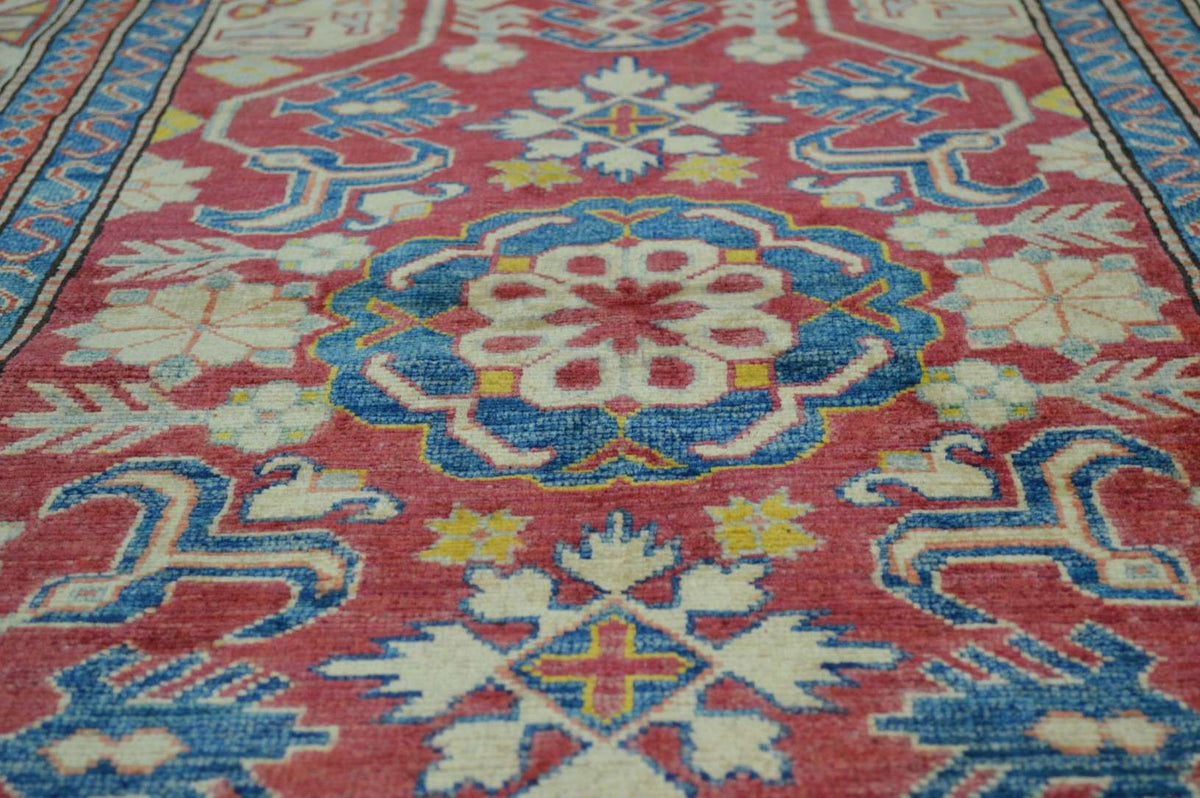 3' 8" x 5' 8" Pakistan Kazak Rug image 4