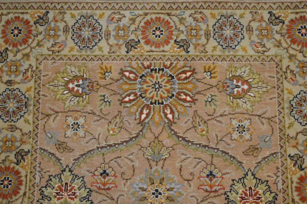 2' 4" x 4' 3" India Agra Rug image 7